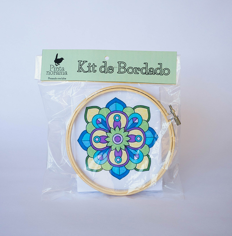 Kit de bordado Mandala